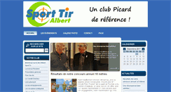 Desktop Screenshot of albert-sport-tir.com